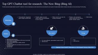 Top GPT Chatbot Tool For Research The New Bing Generative Pre Trained Transformer ChatGPT SS V
