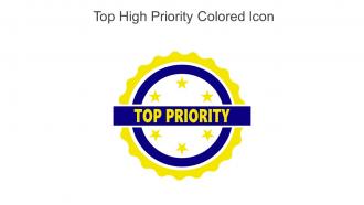 Top High Priority Colored Icon In Powerpoint Pptx Png And Editable Eps Format