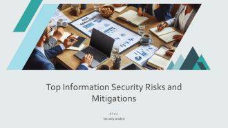 Top Information Security Risks And Mitigations PPT Information AT