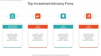 Top Investment Advisory Firms In Powerpoint And Google Slides Cpb