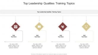 Top Leadership Qualities Training Topics In Powerpoint And Google Slides Cpb