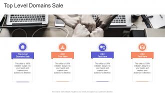 Top Level Domains Sale In Powerpoint And Google Slides Cpb