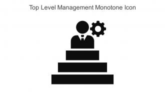 Top Level Management Monotone Icon In Powerpoint Pptx Png And Editable Eps Format