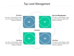 Top level management ppt powerpoint presentation slides graphic images cpb