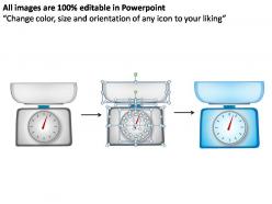 Top loading scale powerpoint presentation slides