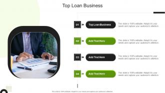 Top Loan Business In Powerpoint And Google Slides Cpb