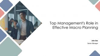 Top Managements Role In Effective Macro Planning PPT Example AT