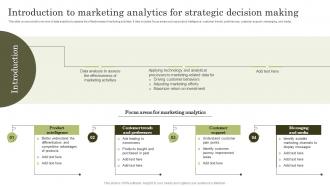 Top Marketing Analytics Trends Introduction To Marketing Analytics For Strategic Decision Making