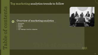 Top Marketing Analytics Trends To Follow Powerpoint Presentation Slides V Professional Image