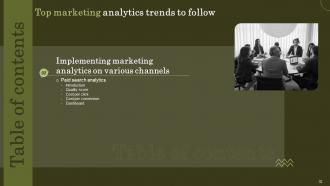 Top Marketing Analytics Trends To Follow Powerpoint Presentation Slides V Downloadable Images
