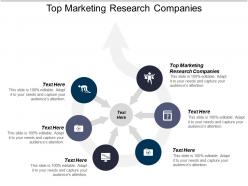 Top marketing research companies ppt powerpoint presentation inspiration styles cpb