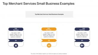 Top Merchant Services Small Business Examples In Powerpoint And Google Slides Cpb