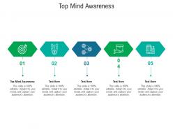 Top mind awareness ppt powerpoint presentation model show cpb