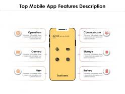 Top mobile app features description