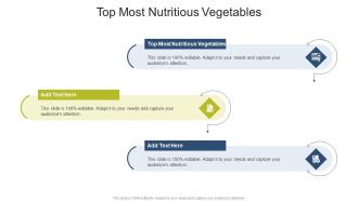 Top Most Nutritious Vegetables In Powerpoint And Google Slides Cpb