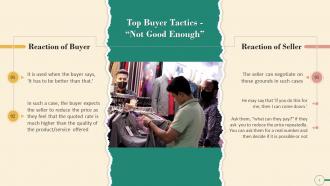 Top Negotiation Tactics Used By Buyers Training Ppt