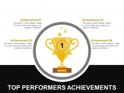 Top performers achievements ppt background