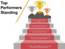 Top performers standing ppt inspiration