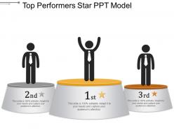 Top performers star ppt model