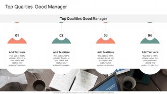 Top Qualities Good Manager In Powerpoint And Google Slides Cpb