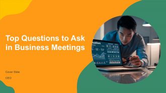 Top Questions To Ask In Business Meetings PPT Structure AT