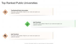 Top Ranked Public Universities In Powerpoint And Google Slides Cpb