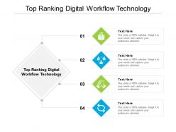 Top ranking digital workflow technology ppt powerpoint sample cpb