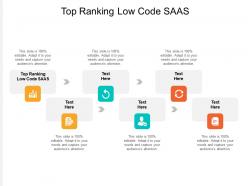 Top ranking low code saas ppt powerpoint presentation pictures sample cpb