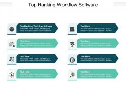 Top ranking workflow software ppt powerpoint presentation portfolio demonstration cpb