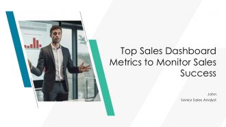 Top Sales Dashboard Metrics To Monitor Sales Success PPT Sample AT Top Sales Dashboard Metrics To Monitor Sales Success PPT Sample AT