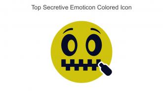 Top Secretive Emoticon Colored Icon In Powerpoint Pptx Png And Editable Eps Format