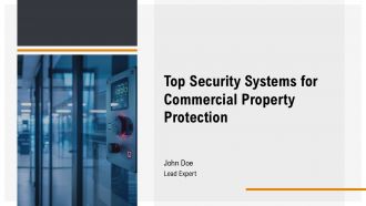 Top Security Systems For Commercial Property Protection PPT Example AT