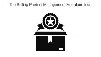 Top Selling Product Management Monotone Icon in powerpoint pptx png and editable eps format