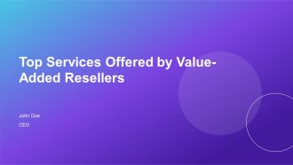 Top Services Offered By Value Added Resellers PPT Example AT