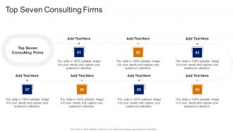 Top Seven Consulting Firms In Powerpoint And Google Slides Cpb