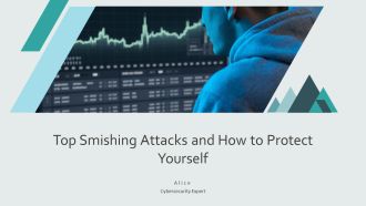 Top Smishing Attacks And How To Protect Yourself PPT PowerPoint AT