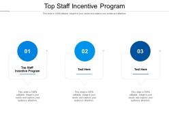 Top staff incentive program ppt powerpoint presentation ideas information cpb