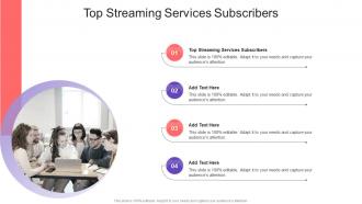 Top Streaming Services Subscribers In Powerpoint And Google Slides Cpb