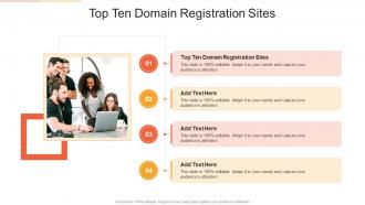 Top Ten Domain Registration Sites In Powerpoint And Google Slides Cpb