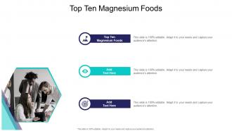 Top Ten Magnesium Foods In Powerpoint And Google Slides Cpb