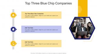 Top Three Blue Chip Companies In Powerpoint And Google Slides Cpb