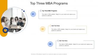 Top Three Mba Programs In Powerpoint And Google Slides Cpb