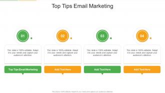 Top Tips Email Marketing In Powerpoint And Google Slides Cpb