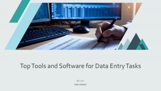 Top Tools And Software For Data Entry Tasks PPT Summary AT