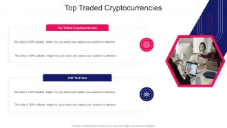 Top Traded Cryptocurrencies In Powerpoint And Google Slides Cpb