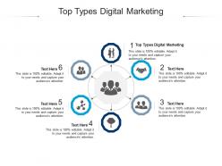 Top types digital marketing ppt powerpoint presentation slides designs cpb
