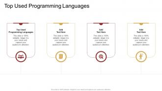 Top Used Programming Languages In Powerpoint And Google Slides Cpb