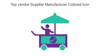 Top Vendor Supplier Manufacturer Colored Icon In Powerpoint Pptx Png And Editable Eps Format