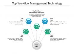 Top workflow management technology ppt powerpoint presentation layouts templates cpb