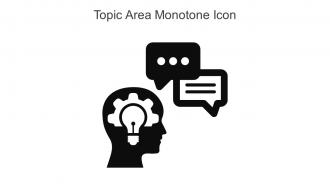 Topic Area Monotone Icon In Powerpoint Pptx Png And Editable Eps Format